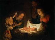 Gerrit van Honthorst, Adoration of the Child